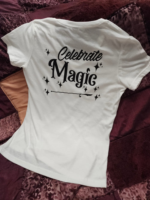 Celebrate Magic V-neck Tee